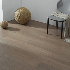Plancher en bois d'ingénierie durable avec système de clic |   Parquet <span class=keywords><strong>hybride</strong></span> en noyer noir pour salon et salle de sport - Meilleur prix - Product Image 1