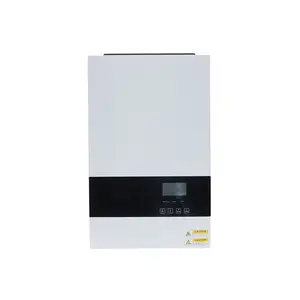 Inverter tenaga surya Off-Grid, gelombang sinus murni 3KW 4kW 5kW 6KW MPPT DC AC konverter dengan 60A arus Output tunggal