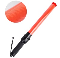 Bâton de signalisation de sécurité portable de bonne qualité, bâton lumineux rouge à LED clignotant, bâton de sécurité, lumière d'avertissement