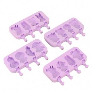 Moldes para helados de silicona reutilizables sin BPA para niños, molde para helados con palo para helado personalizado - Product Image 2