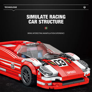 917 ลีฟวิ่งเลเจนด์ MOC บล็อกตัวต่อรถยนต์ 355 ชิ้น ชุดของเล่นประกอบ DIY วัสดุ ABS ของเล่นเสริมพัฒนาการ ของขวัญที่สมบูรณ์แบบสำหรับ - Product Image 4