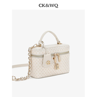 Sac à main de créateur en gros, sac à maquillage rétro imprimé, sac à main quotidien pour femme avec poignée supérieure et chaîne détachable
