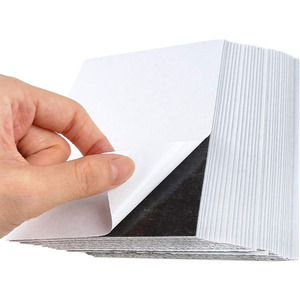 Feuilles magnétiques adhésives 4 "X 6"/Échantillons gratuits Feuille magnétique flexible Aimants d'image/Feuilles magnétiques 4r découpables avec adhésif - Product Image 6