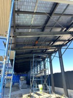 UISOLAR Supports de montage pour carport solaire commercial en acier, pour carport solaire simple ou double face, structure de stationnement solaire photovoltaïque