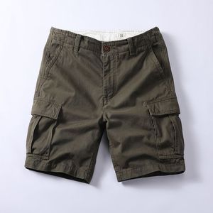 Shorts de travail d'été classiques amples multi-poches pour hommes, shorts capri décontractés à la mode à jambe droite, shorts <span class=keywords><strong>cargo</strong></span> amples - Product Image 5