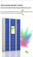 Casier à colis extérieur intelligent, armoire de livraison avec contrôle par application et code QR, armoire en acier résistante aux intempéries, certifiée CE, fabriquée en usine