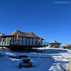 <span class=keywords><strong>Tente</strong></span> Lodge 2 chambres avec salon, <span class=keywords><strong>cuisine</strong></span> et salle de bain Unité de glamping tout-en-un pour les centres de villégiature familiaux - Product Image 4