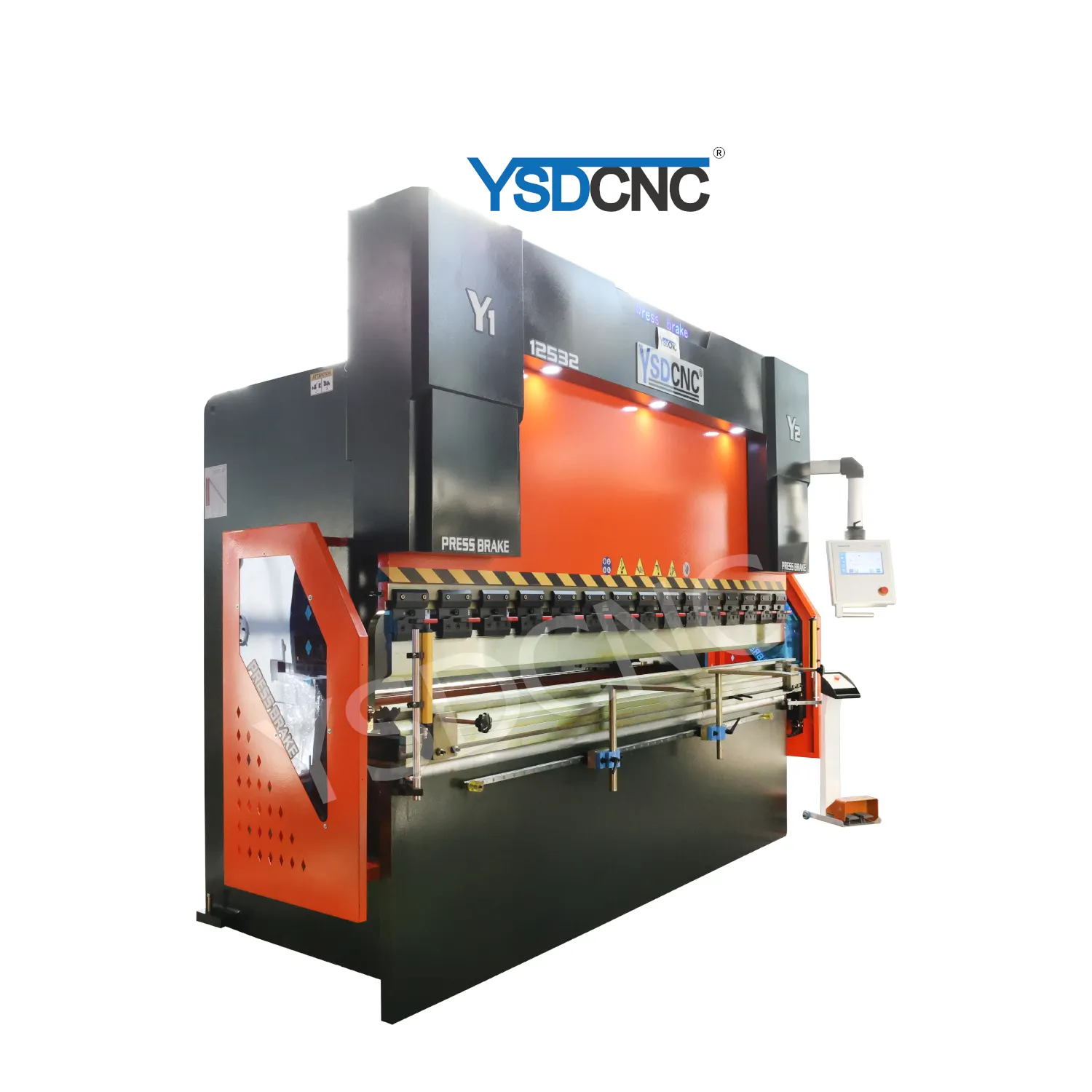 מכבש YSDCNC 50t/2200mm Cnc לחץ בלם הידראולי לוחית מתכת מכונת כיפוף ברזל