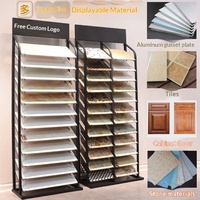 Présentoir pour carreaux, Présentoir pour portes d'armoires, Présentoir en aluminium à panneaux, Présentoir pour échantillons de pierre, Étagère