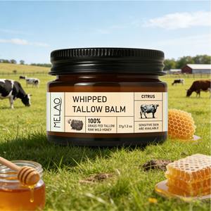 Baume au suif nourri à l'herbe, hydratation intense, baume fouetté au suif, crème de soin pour le visage pour hommes, nourrit, hydrate et améliore l'élasticité de la peau - Product Image 1