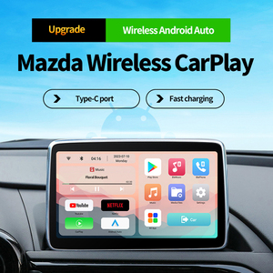 Hộp AI cho Mazda nâng cấp không dây Apple CarPlay và Android Auto, cổng USB/USBC, dành cho Mazda2, Mazda3, CX3, CX5, hỗ trợ YouTube, Netflix - Product Image 3