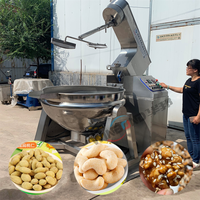 Sucre Miel Noix Glacées Noix Cacahuètes Noix Ligne de production Machine à caraméliser Noix Cacahuètes Noix