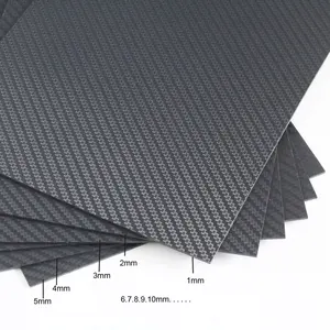 carbon fiber sheet plate 0.2mm 0.3mm 0.4mm 0.5mm thin metal laser cutting