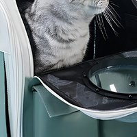 Sac à dos de transport pliable et respirant en polyester pour animaux de compagnie (chats, chiens, petits animaux) – Vente en gros, design de luxe avec fermeture éclair
