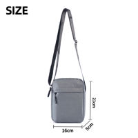 Sac messager en polyester avec logo personnalisé, petit sac bandoulière, sacs à bandoulière pour hommes et femmes, sac de voyage minimaliste, sac à bandoulière décontracté, pochettes