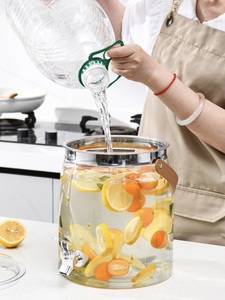 Distributeur de boissons réfrigérées grande capacité sans BPA avec robinet, <span class=keywords><strong>pichet</strong></span> froid pour réfrigérateur - Product Image 3