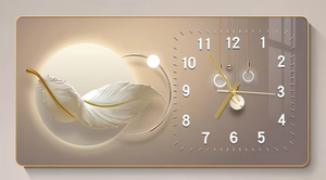 Reloj de Pared Islámico Moderno, Estilo Antiguo, Cristal y Porcelana, Diseño de Naturaleza Muerta, para Sala de Estar, Hogar, para Creyentes - Product Image 3