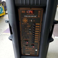 Altavoz de Karaoke Profesional MBA Big Power de 1000 W con Dos Altavoces de 15 Pulgadas, Altavoz para Fiestas