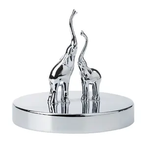 Produttore diretto fornitore argento barattolo di metallo coperchio per copertura candela piccolo animale della copertura del metallo