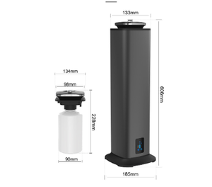 Diffuseur d'huiles essentielles intelligent haut de gamme en aluminium pour hôtel, bureau, avec application mobile, pour parfumer les espaces. - Product Image 4