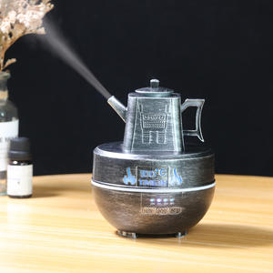 Difusor de Aroma JCSY-384 con Forma de Tetera, 5V USB-C, Funcionamiento Silencioso de 35dB, Color Bronce Plateado, Humidificador de Aceites Esenciales de Escritorio - Product Image 2