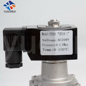 Katup Solenoid Uap Air Baja Tahan Karat Tipe <span class=keywords><strong>Pilot</strong></span> Biasanya Tertutup 16 Bar 2/2 Cara - Product Image 2