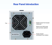 Alimentation de laboratoire CC programmable et réglable JIKE-P305 30V 5A 150W à 4 chiffres, efficacité 95%, 50/60Hz pour l'industrie