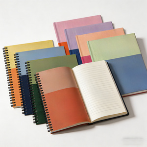 Quaderno Monocromatico Personalizzato con Nome, Quaderno <span class=keywords><strong>a</strong></span> <span class=keywords><strong>Spirale</strong></span> Bicolore <span class=keywords><strong>a</strong></span> <span class=keywords><strong>Righe</strong></span> - Product Image 2