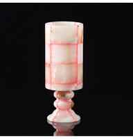Vase en marbre naturel SAIDKOCC, jade, design haut de gamme, esthétique de luxe, créativité, décoration de salon, table à manger, pratique