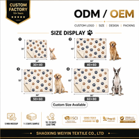 Couverture pour animaux de compagnie en polaire sherpa douce, imperméable, avec motifs de pattes de chat et de chien, design personnalisé, pour la protection des meubles, des canapés et des lits
