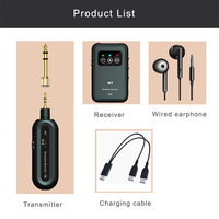 Système de monitoring intra-auriculaire sans fil M7-B 2,4 GHz XLR IEM pour studio de musique et diffusion en direct, émetteur et récepteur inclus