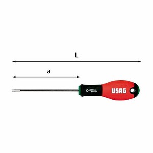 USAG <b>Screwdriver</b> 322 TX 100mm Professional <b>Precision</b> Tool - Product Image 1