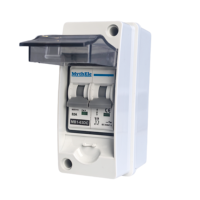 Boîtier de distribution DC étanche IP65 MythEle pour système photovoltaïque, interrupteur isolateur de batterie solaire MCB extérieur
