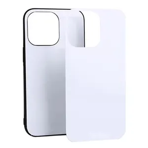 Casing Ponsel Grosir Kosong TPU 2D Pelat Aluminium Casing Ponsel untuk Iphone 14 Seri Sublimasi Cetak Kustom