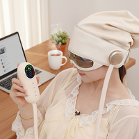 Vente en gros d'usine, masseur oculaire Bluetooth 2 en 1, appareil électrique avec compresse chaude pour les yeux, prise en charge OEM ODM