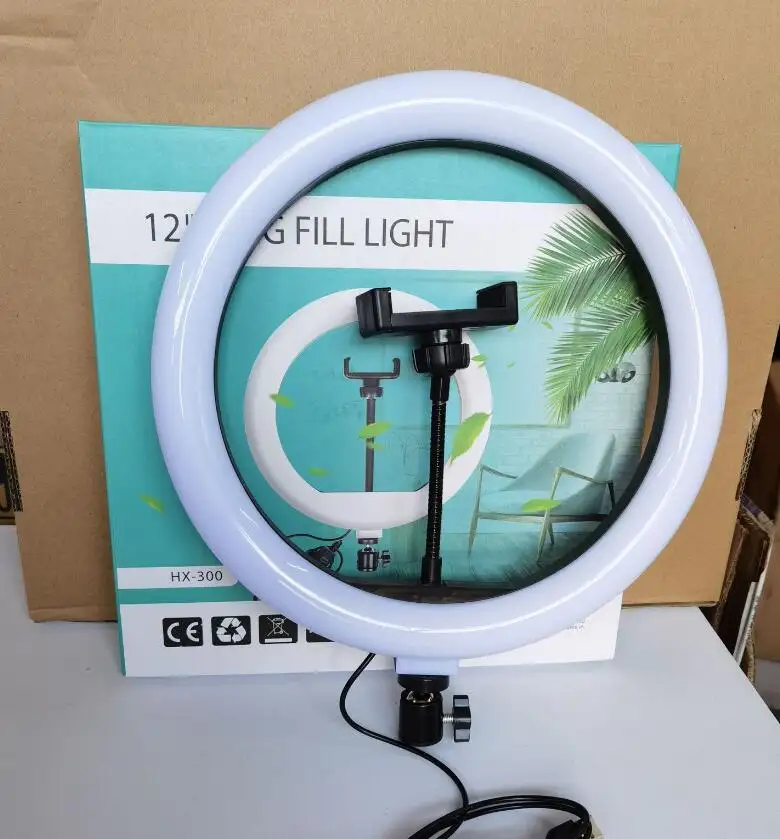 Ring Light 12inch Professional Photography Light Mobile Live Self-time Fill Light Beauty Makeup