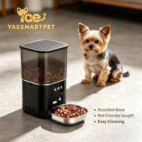 Distributeur automatique intelligent pour animaux de compagnie avec contrôle par application, caméra 2MP, communication bidirectionnelle, anti-blocage, étanche, conservation de la fraîcheur, double alimentation