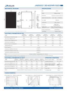 <span class=keywords><strong>Ja</strong></span> Paneles solares Cell 400W All Black Mono Pv Module 380W 385W <span class=keywords><strong>390W</strong></span> 395W 400W 405W Paneles solares <span class=keywords><strong>Ja</strong></span> - Product Image 4