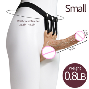 Kit de Bondage BDSM para Adultos con Arnés Strap-On, Vibrador de Silicona Suave, Dildo, Cinturón de PVC - Productos de Juguetes Sexuales - Product Image 5