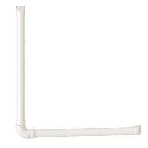 Barre d'appui en forme de L en alliage d'aluminium, capacité de charge de 150 kg, barre de sécurité pour salle de bain, personnes âgées, femmes enceintes - Product Image 5