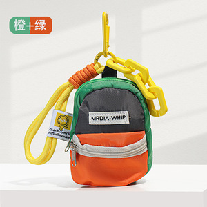 <span class=keywords><strong>MMini</strong></span> sac à dos ornement porte-clés pendentif lâche changement casque rouge à lèvres ID sac de rangement téléphone portable lanière-Nylon sport Style - Product Image 4