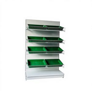 Los estantes para frutas y verduras de supermercado son producidos en fábricas chinas. - Product Image 2