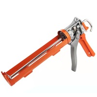 Pistola de calafateo selladora de silicona industrial y estructural de primera calidad con pistola adhesiva de vidrio rotativa de rendimiento manual
