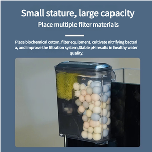 Réservoir à poissons en verre de taille personnalisée avec filtre nettoyant réservoir à poissons Mini pour la décoration de bureau de livre de salon - Product Image 4