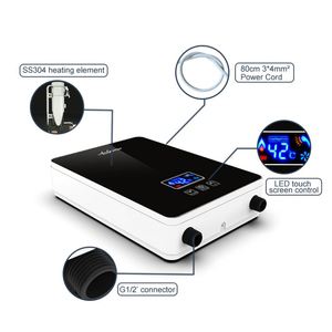 เครื่องทำน้ำอุ่นสำหรับห้องน้ำฝักบัว6000W ปรับได้เครื่องใช้ไฟฟ้าในบ้าน - Product Image 3