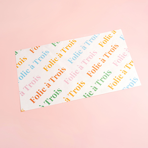 Fashion Custom <b>Colorful</b> Wrapping <b>Tissue</b> <b>Paper</b> Brand Logo Printed Perfume Gift Box Packaging <b>Paper</b> for Present Decoration - Product Image 1