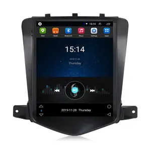 Lettore DVD dell'automobile del Video DSP dello schermo di Android 4G LTE 2.5D di Tesla per il lettore multimediale dell'automobile del navigatore di Chevrolet Cruze 2008-2012 GPS