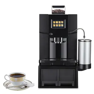 Mesin Kopi Espresso Komersial Pembuat Kopi Cappuccino dengan Pompa Air Impor Mesin Kopi Grup Ganda