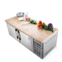 Fabricant de table de travail Banc de cuisine en acier inoxydable sous la table Coffre établi réfrigérateur congélateur pour aliments