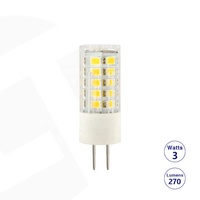 ETL — ampoules LED G4 3W 270LM, lampe de jardin, en céramique étanche IP65, pour Construction de maison, 12V, AC/DC, à double broches, lampes d'extérieur, paysage